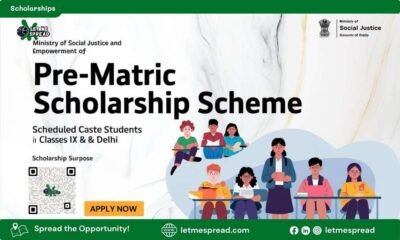 Pre-Matric Scholarship Scheme for Students belonging to Scheduled Caste studying in Classes IX & X