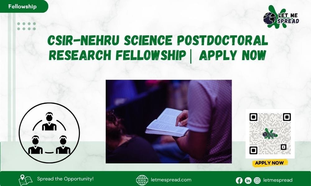 CSIR-Nehru Science Postdoctoral Research