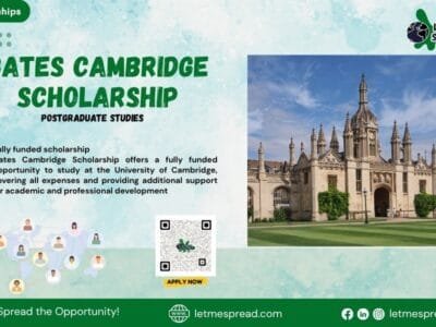 Gates Cambridge Scholarship | Apply Now